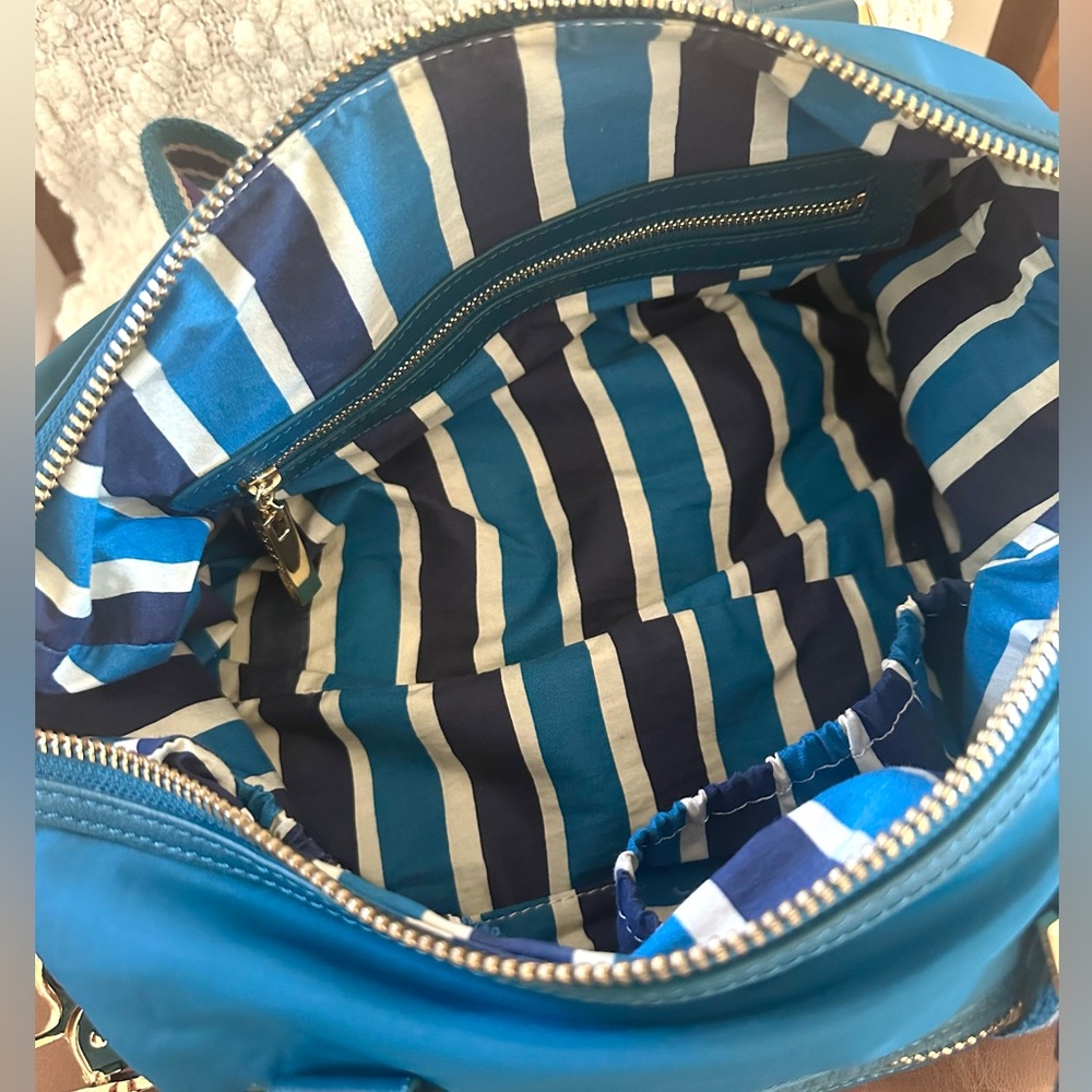 Tory Burch Blue and Gold Women's Bag - Picture 9 of 10